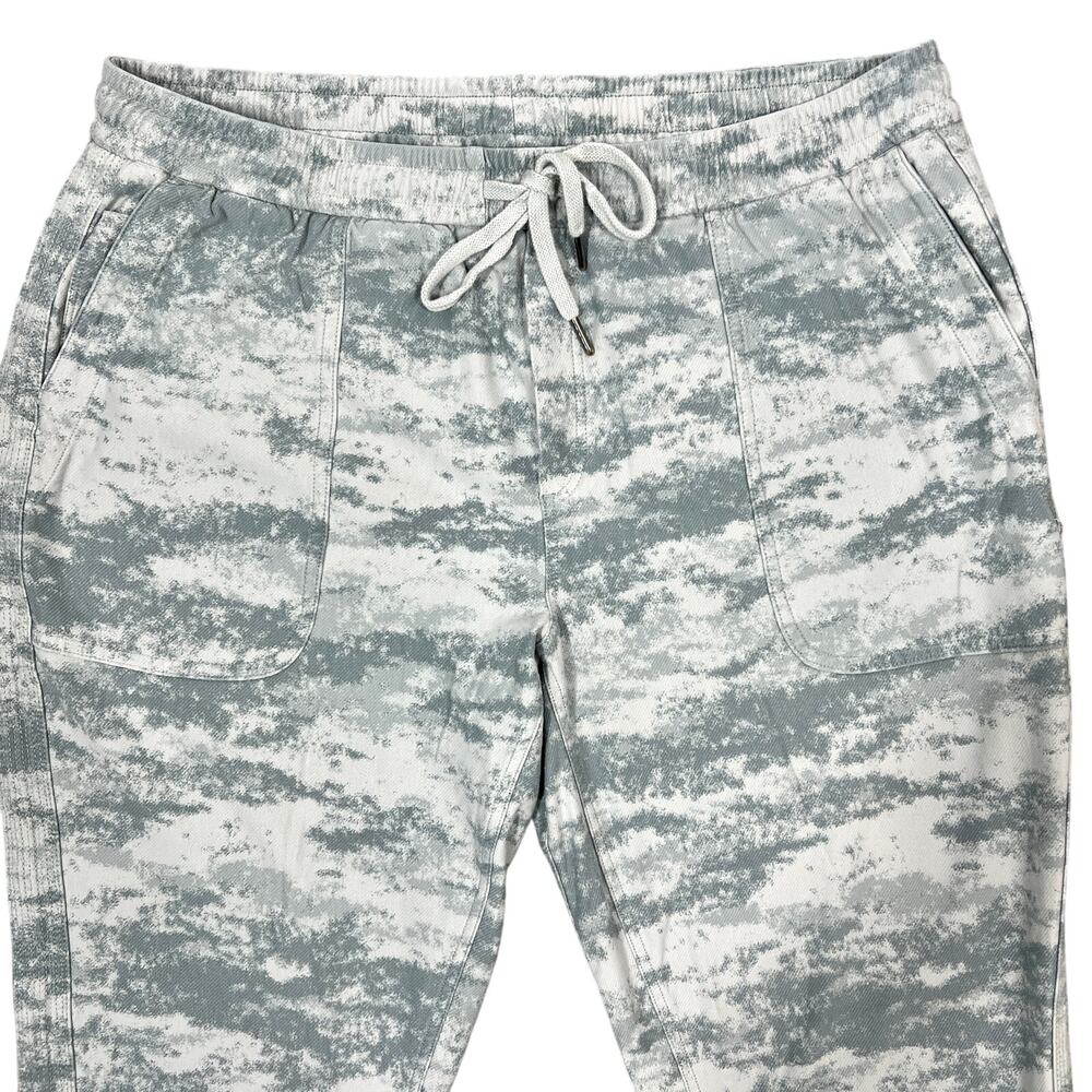 Athleta Farallon Jogger Pants Women's XL Fog Gray Green Camo Athletic Running - Picture 4 of 13